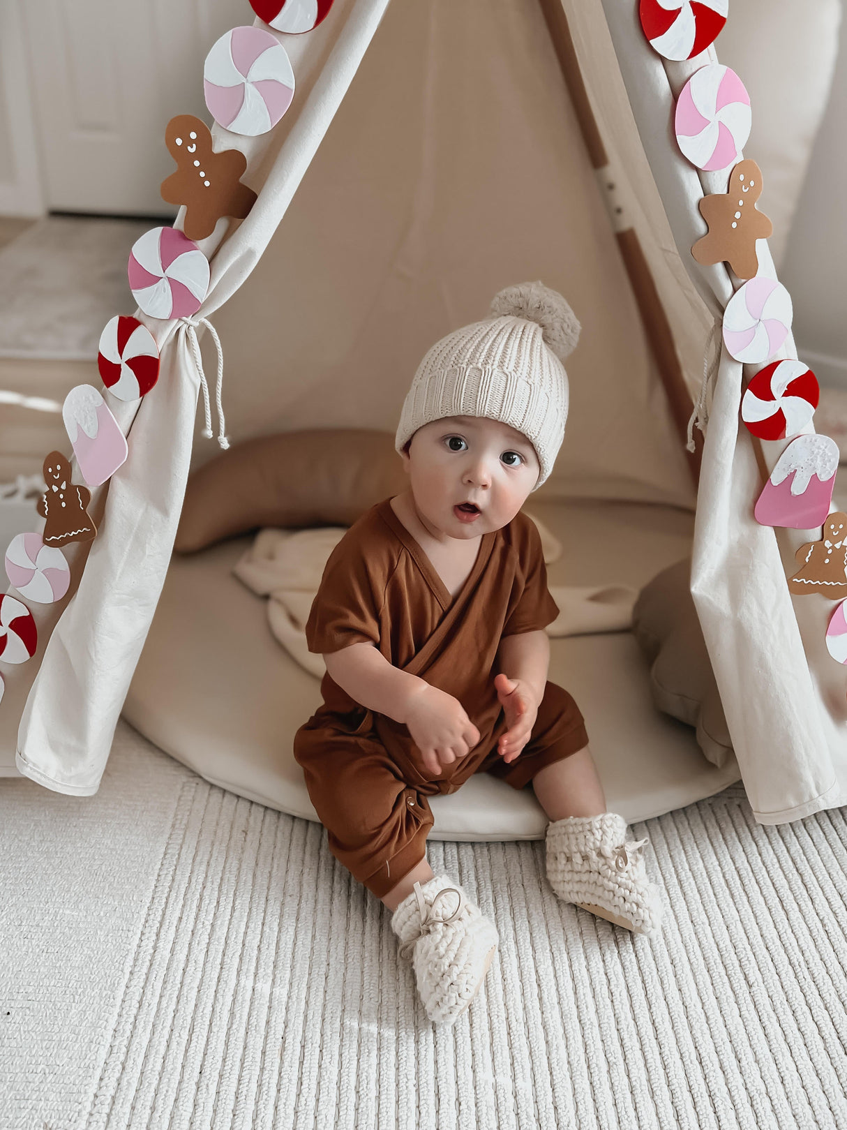 Bamboo Blend Kimono - Caramel - HoneyBug