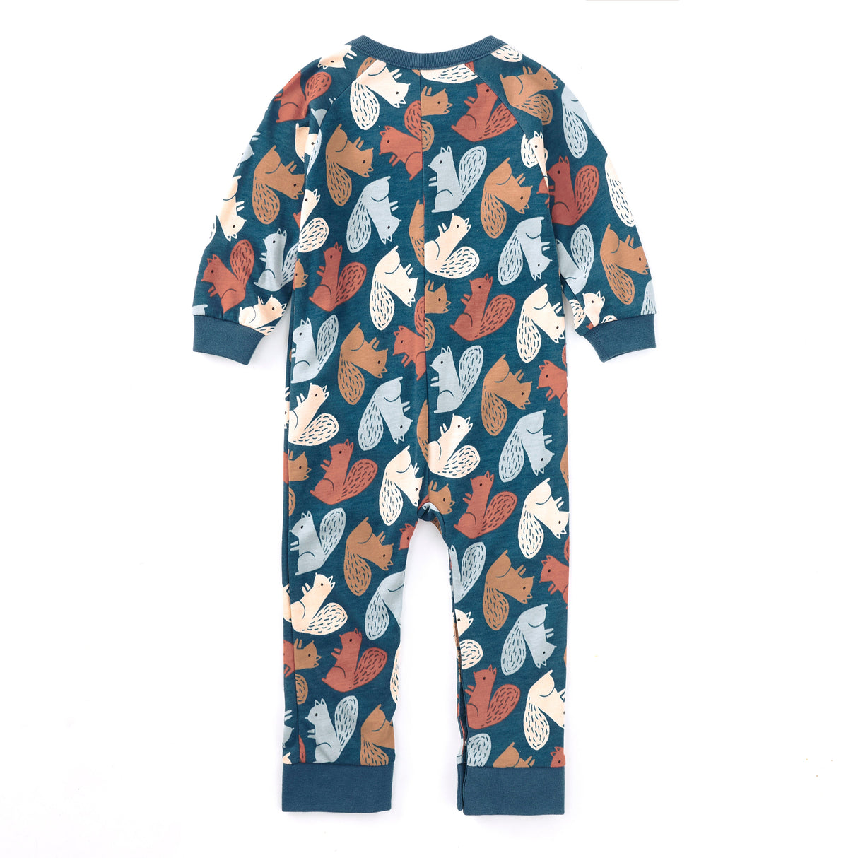 Bamboo Blend Kangaroo Romper - Squirrel Scurry