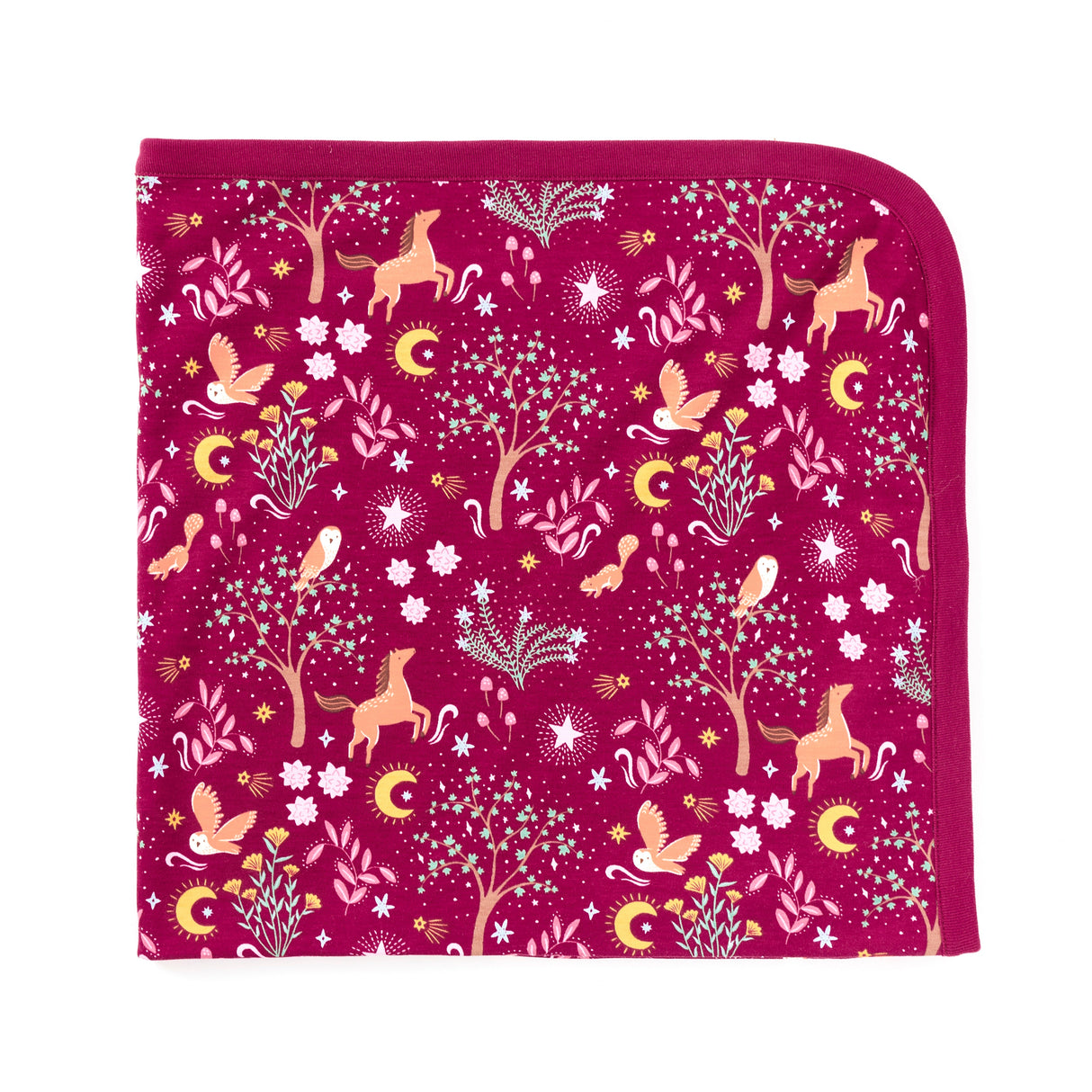 Bamboo Blend 2-ply Receiving Blanket - Woodland Dreams