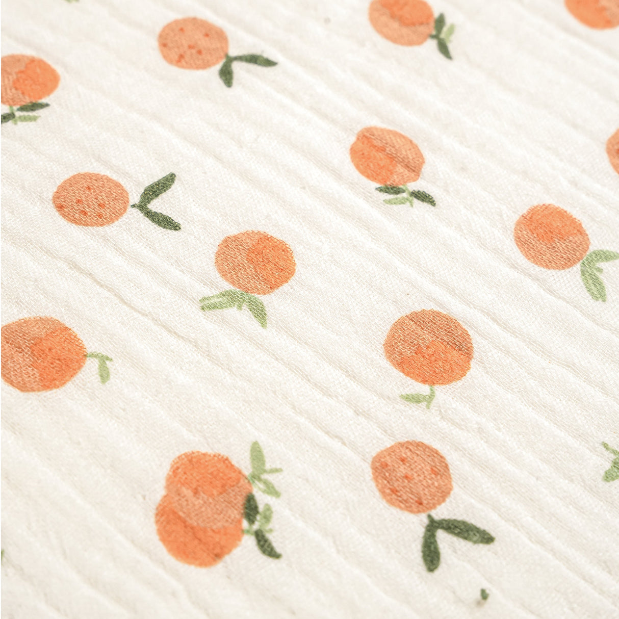 Organic Button Flutter Dress - Mandarin - HoneyBug