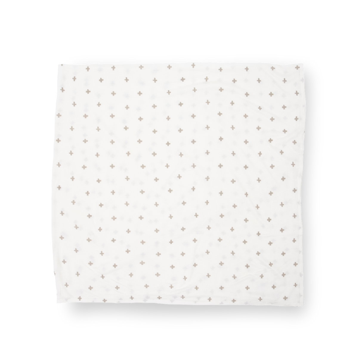 Stretch Knit Swaddle Blanket 2 Pack - Grey Cross - HoneyBug