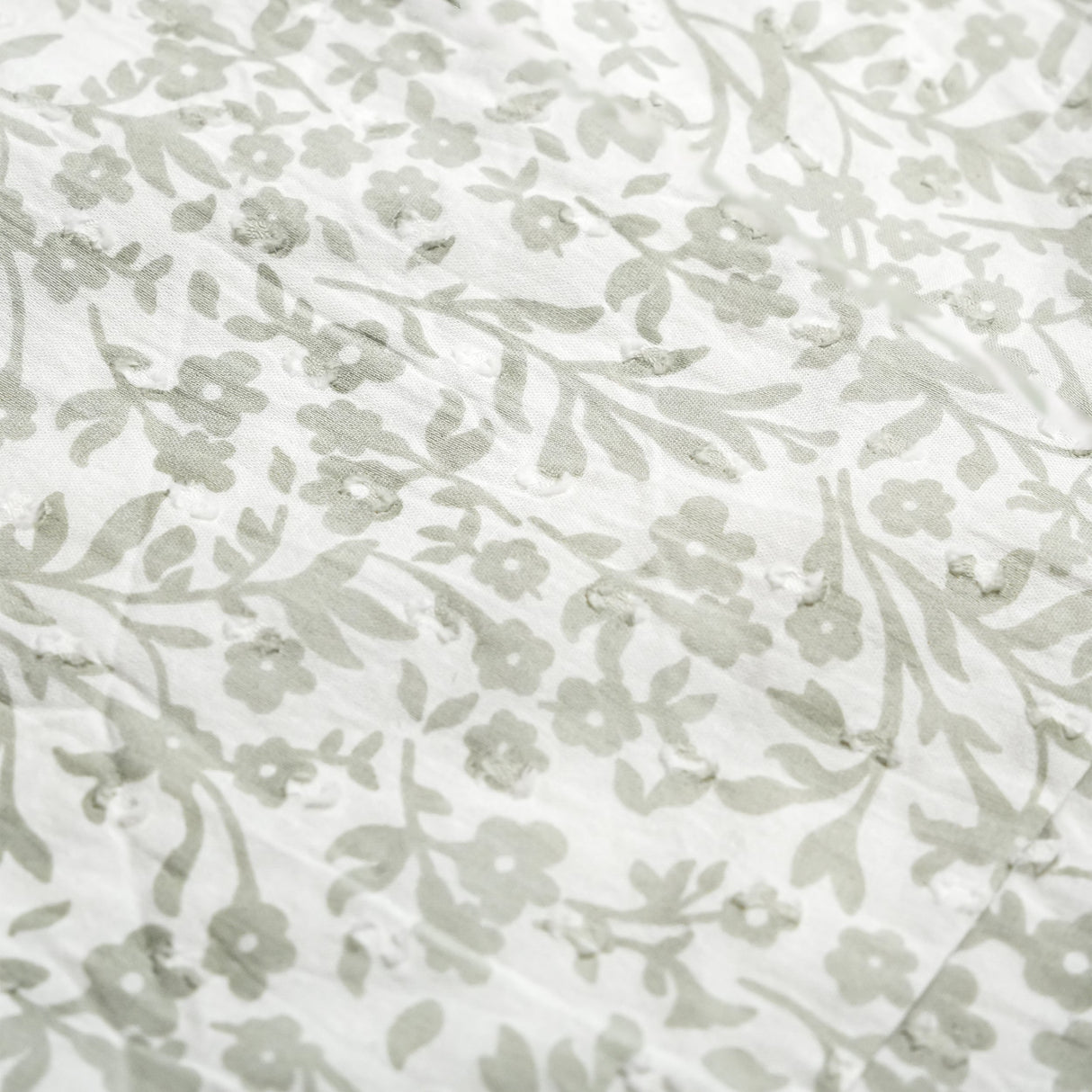 Organic Flutter Jumpsuit - Sage Floral - HoneyBug