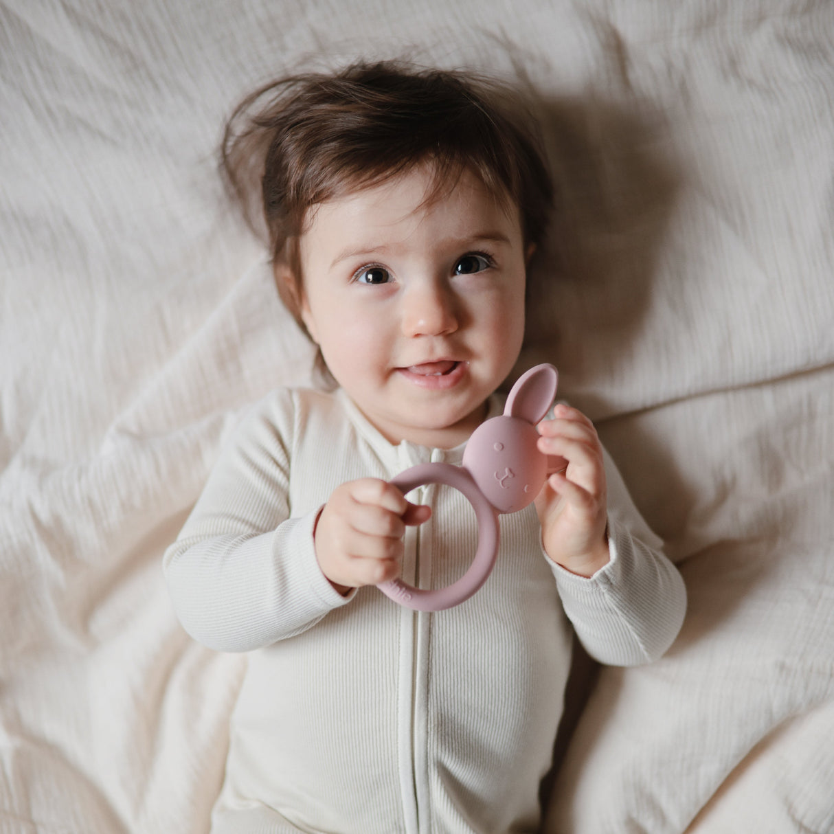 Bunny Teether - Sage - HoneyBug