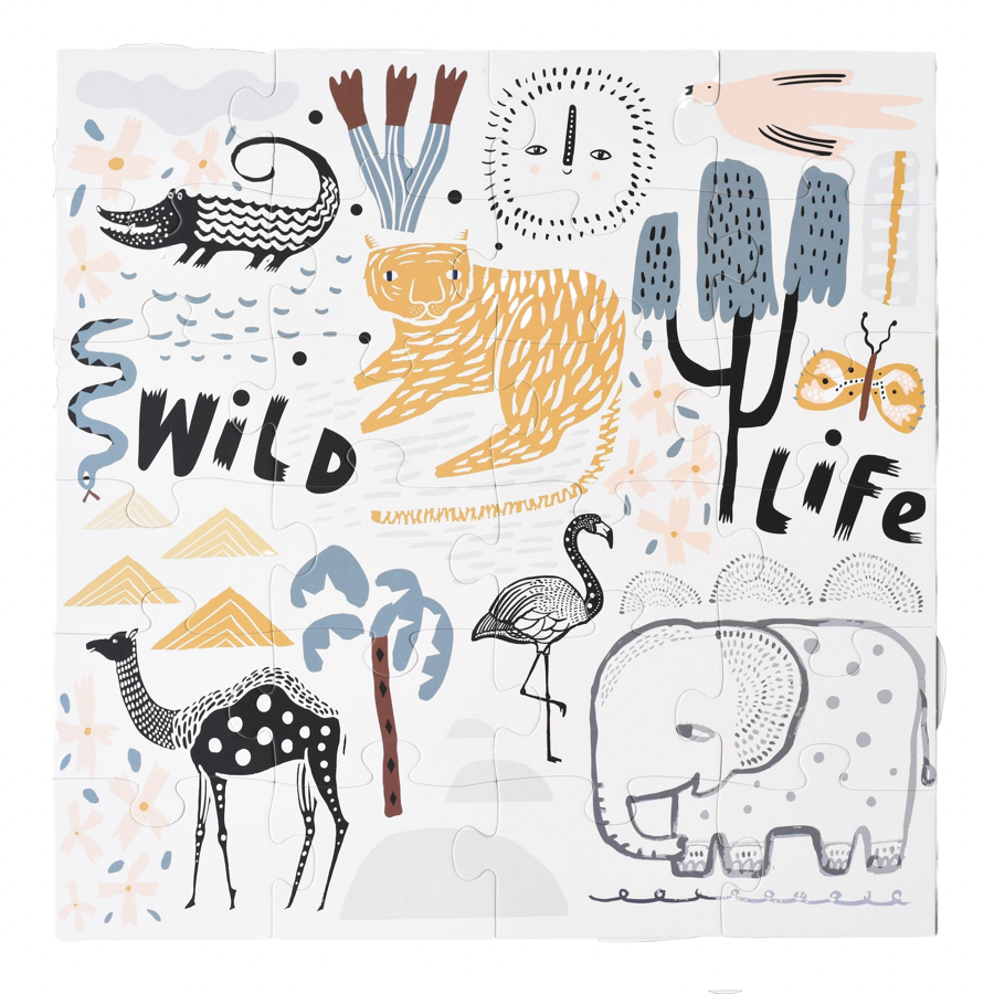Wild Life Floor Puzzle - HoneyBug