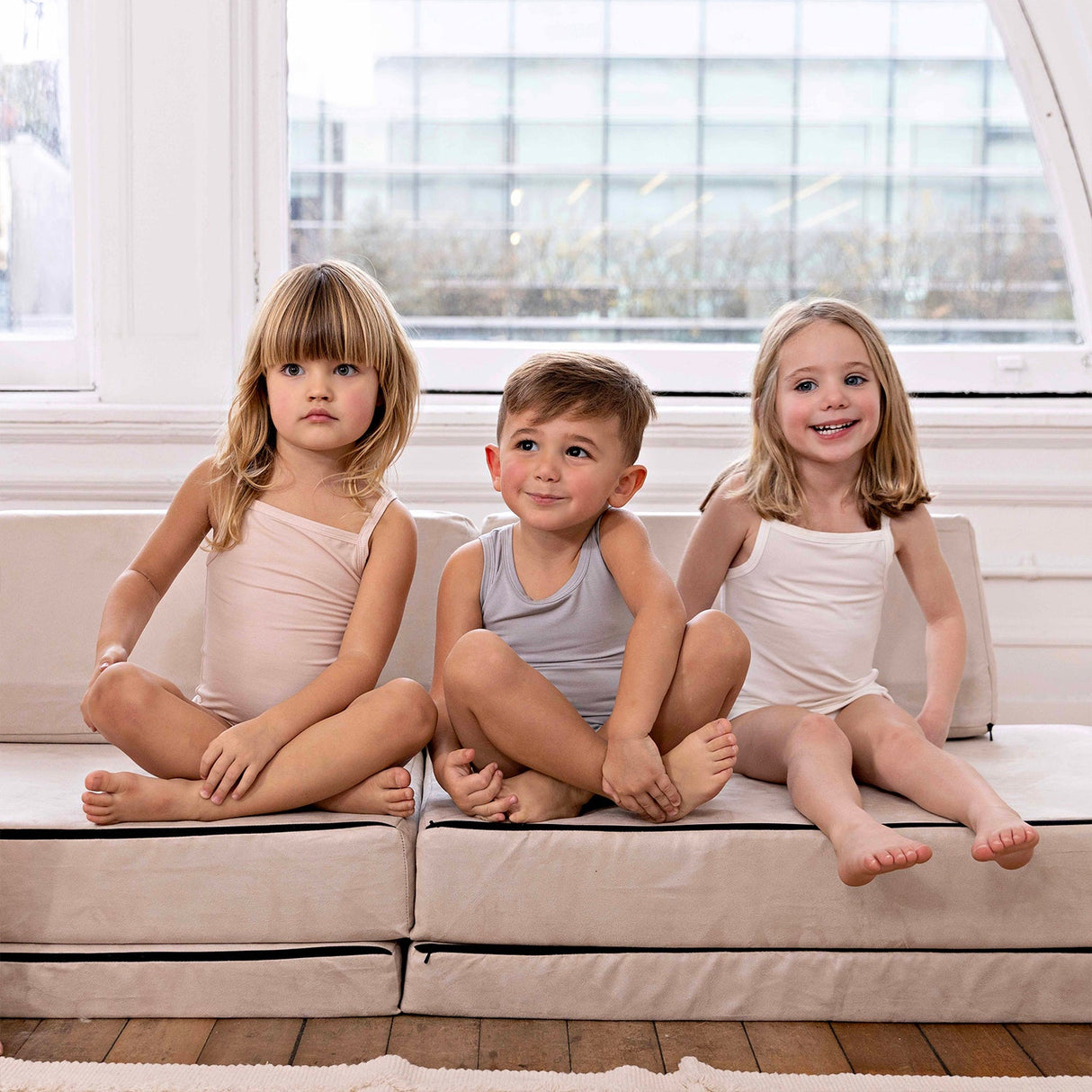 Bamboo Cotton White, Boy (2 Sets) - HoneyBug