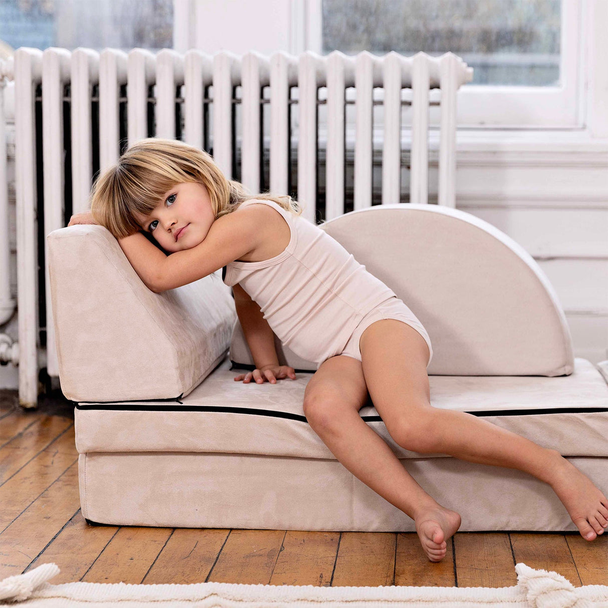 Bamboo Cotton White, Girl (2 Sets) - HoneyBug