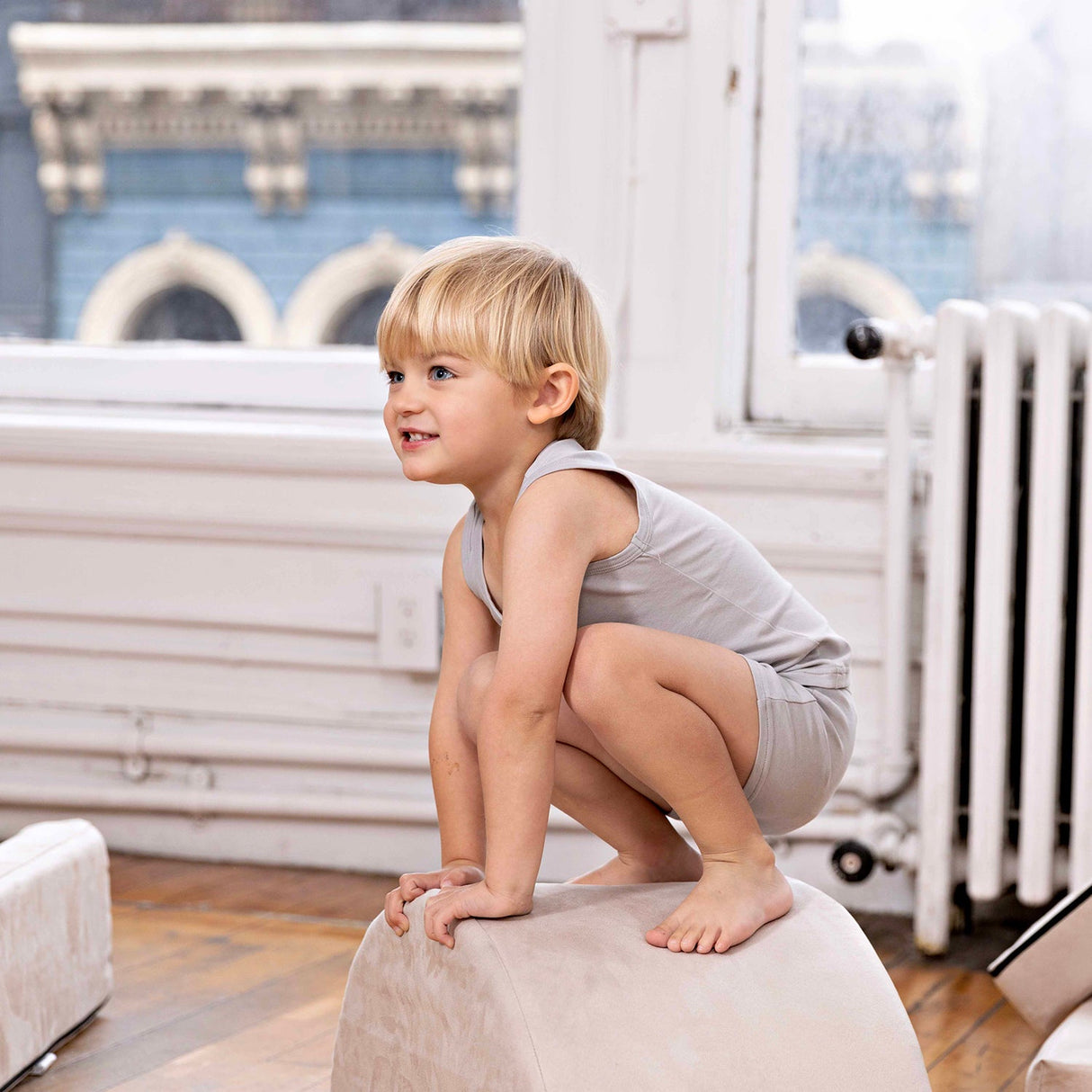 Bamboo Cotton Blue + White (2 Sets) - HoneyBug