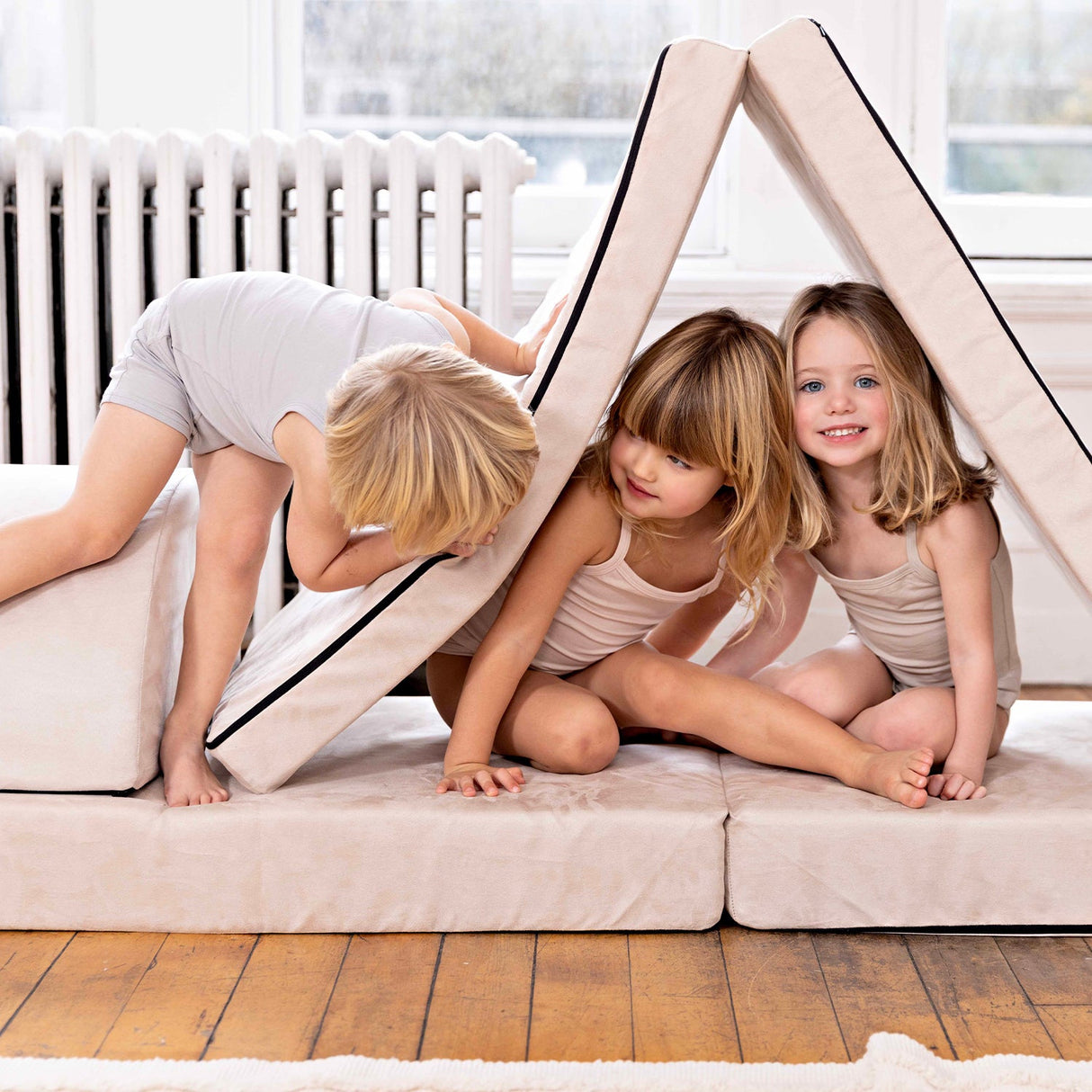 Bamboo Cotton Mauve + White (2 Sets) - HoneyBug