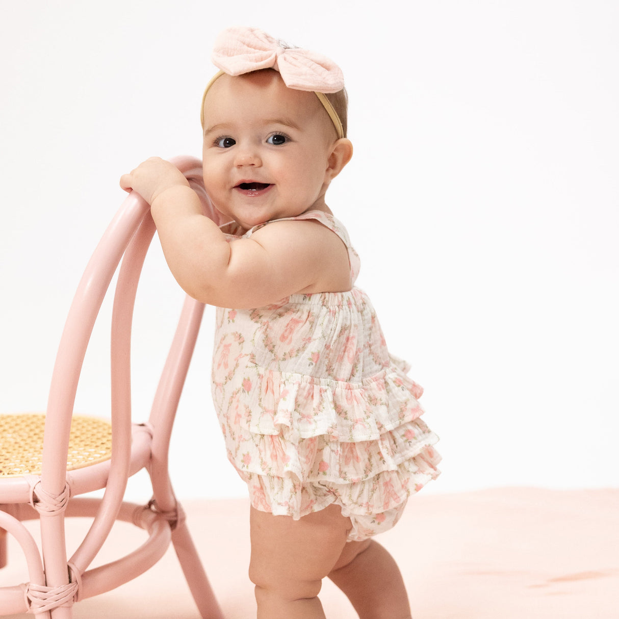 Cameo Ballet Shoes - Ruffle Sunsuit