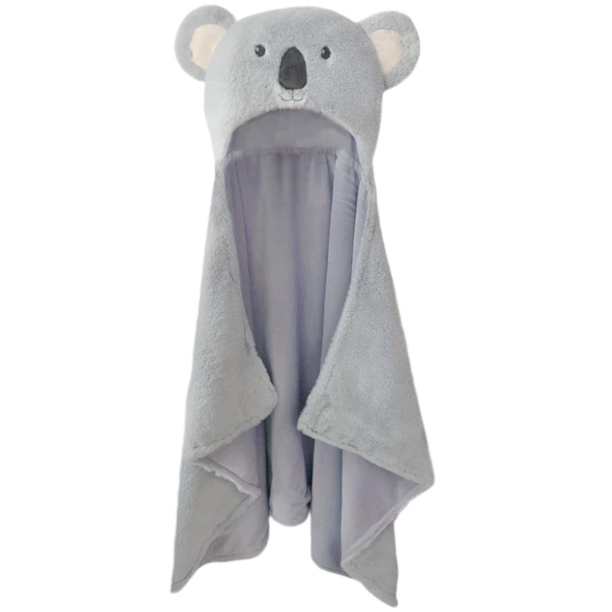Sydney Koala Hooded Blanket - HoneyBug