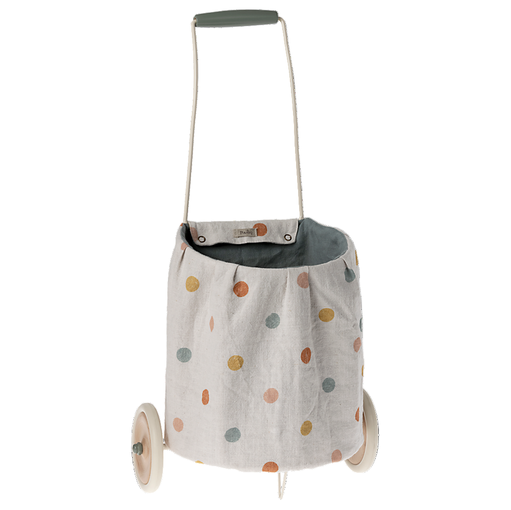 Trolley - Multi Dots - Blue - HoneyBug