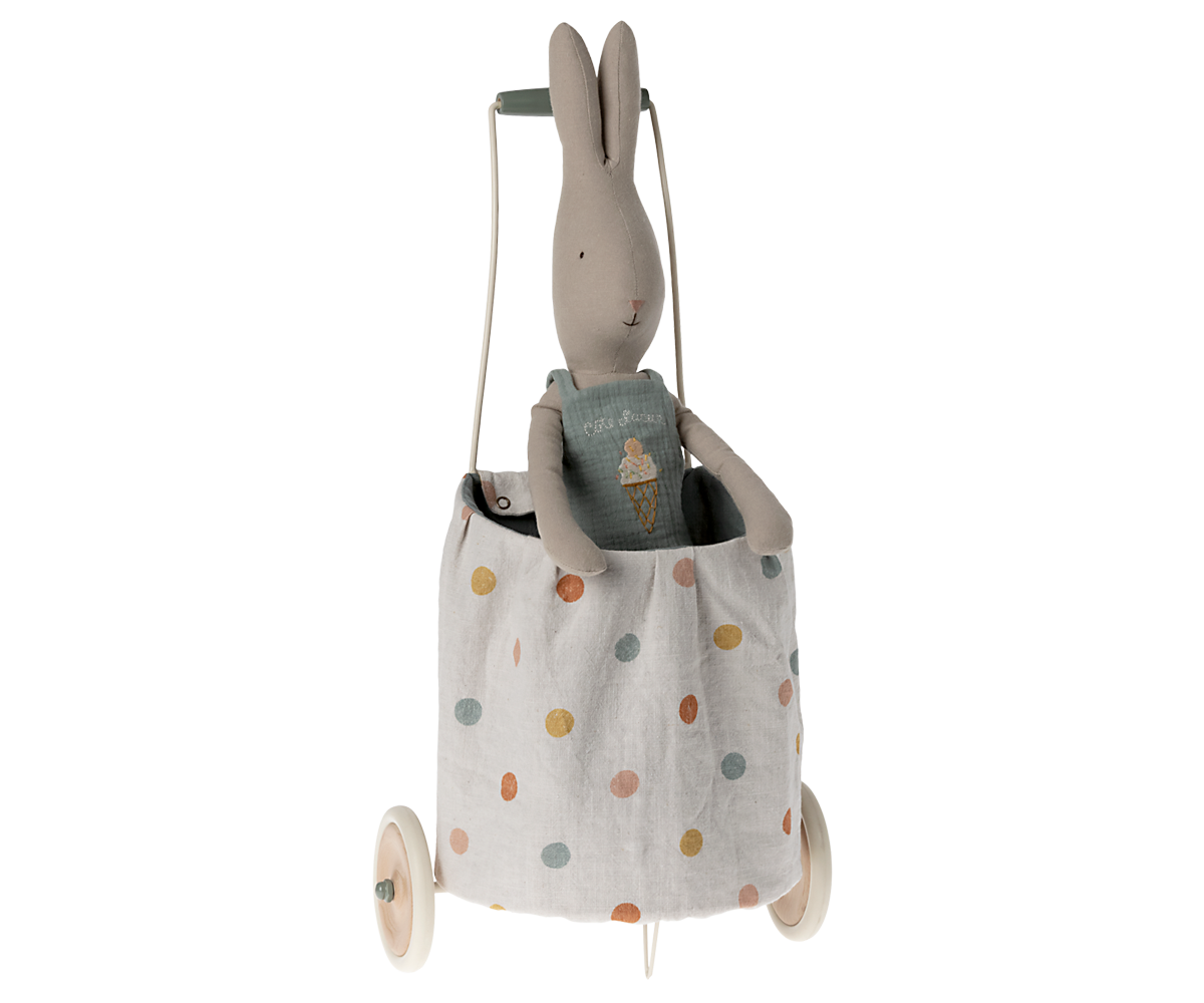 Trolley - Multi Dots - Blue - HoneyBug