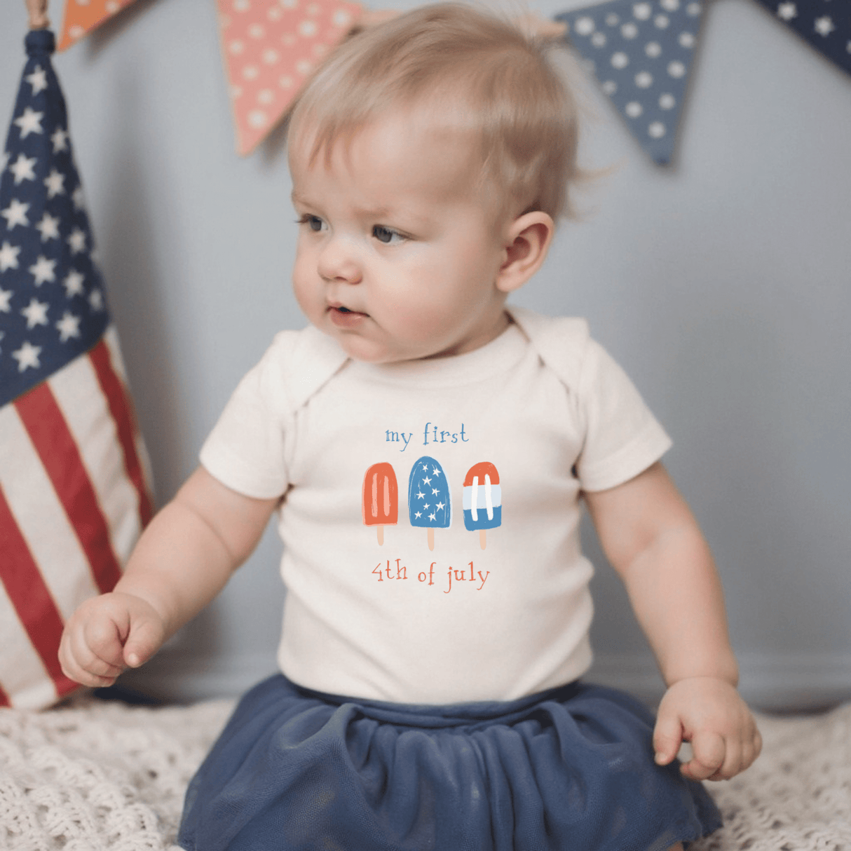 graphic bodysuit | popsicles - HoneyBug