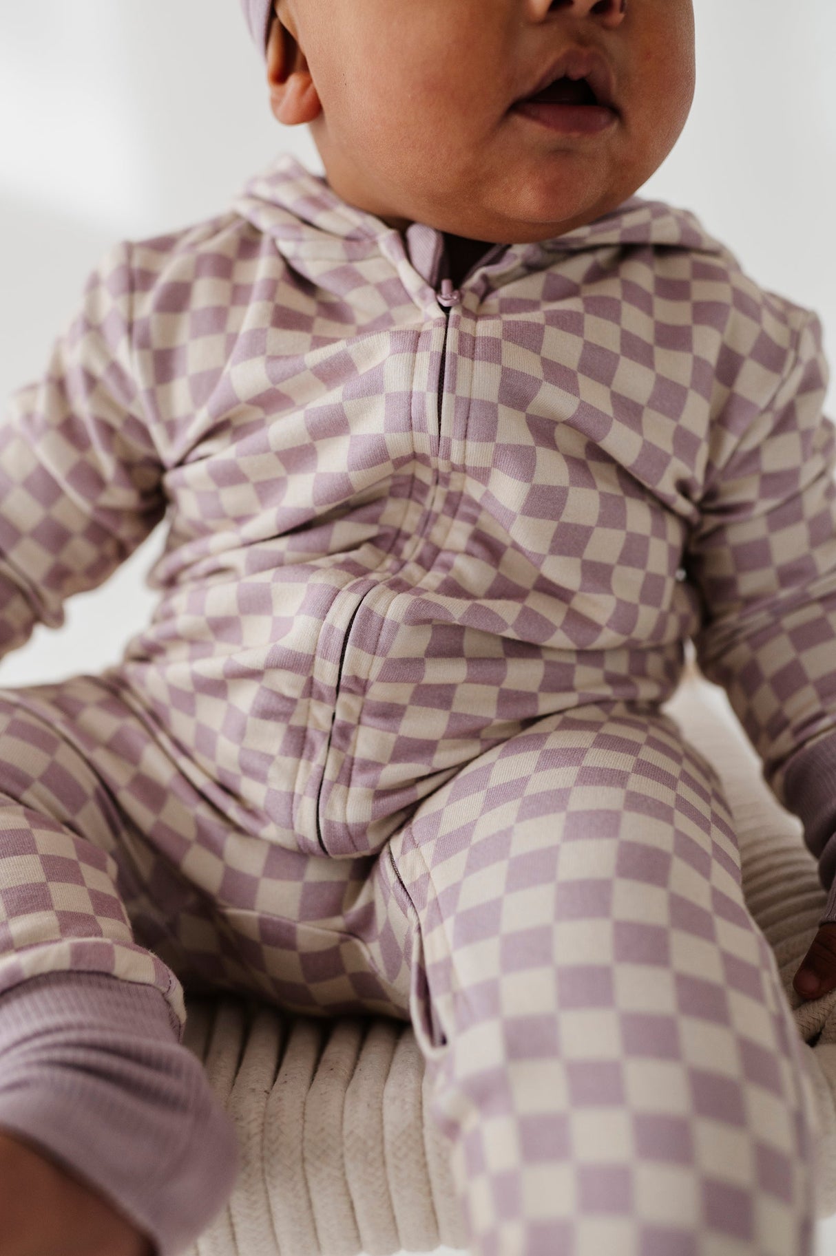 Terry Zip Romper - HoneyBug