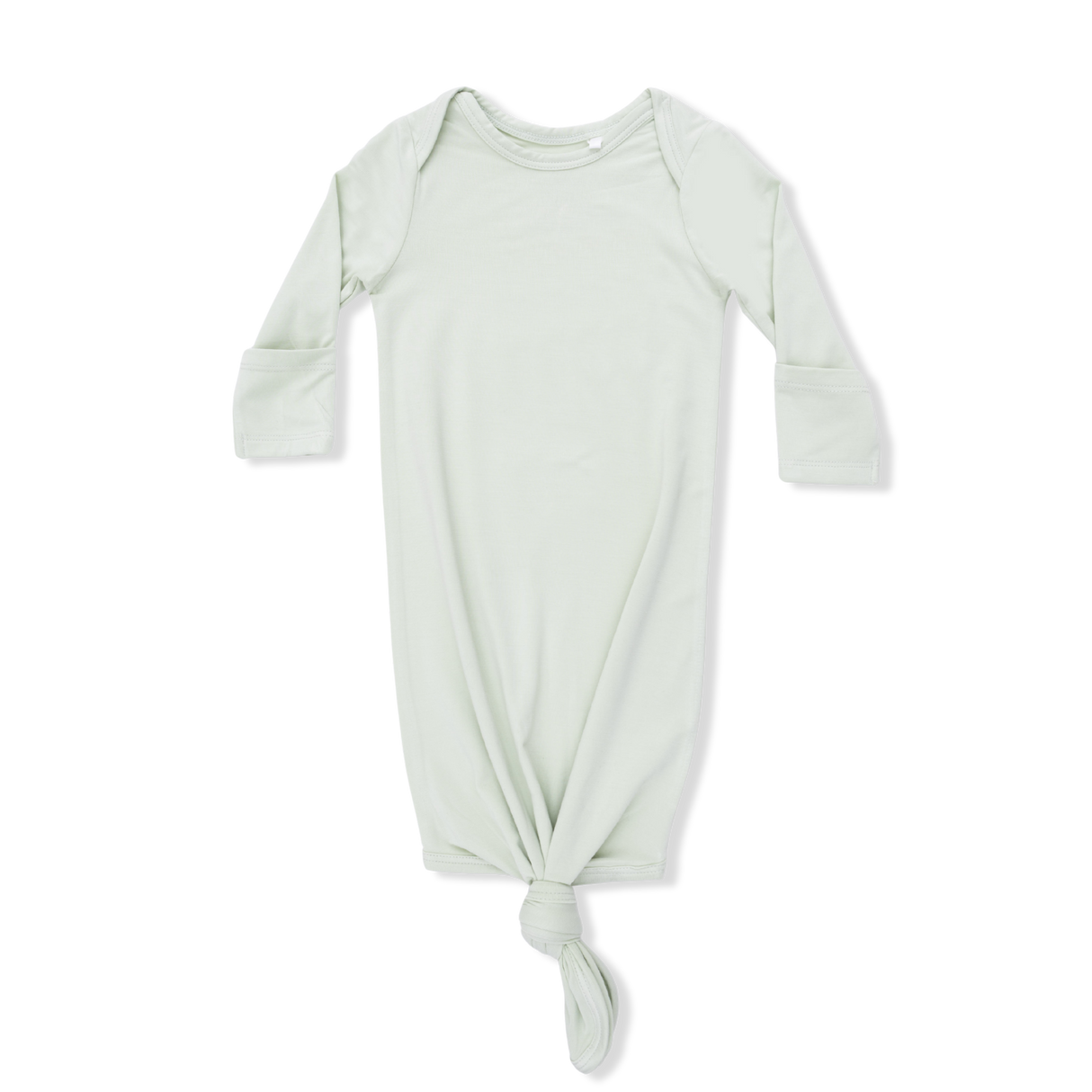 Solid Bok Choy - Knotted Gown and Beanie Hat