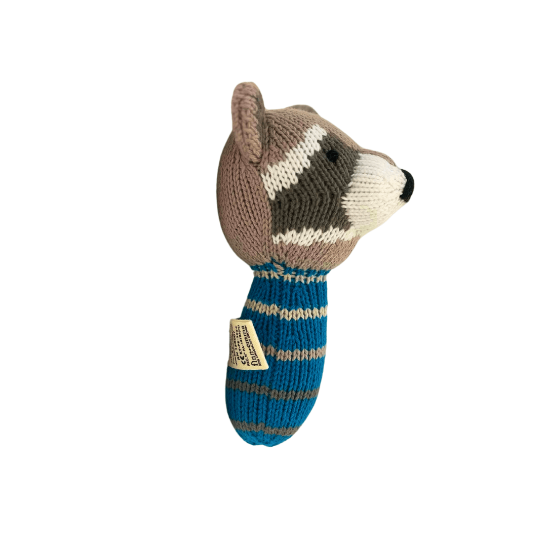mini rattle | ramsay the raccoon - HoneyBug