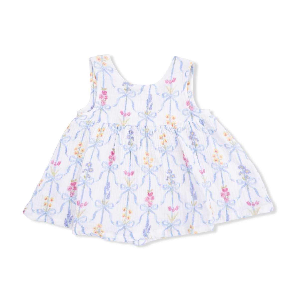 Ribbon Bouquets - Infant Dress with Bow and Bloomer