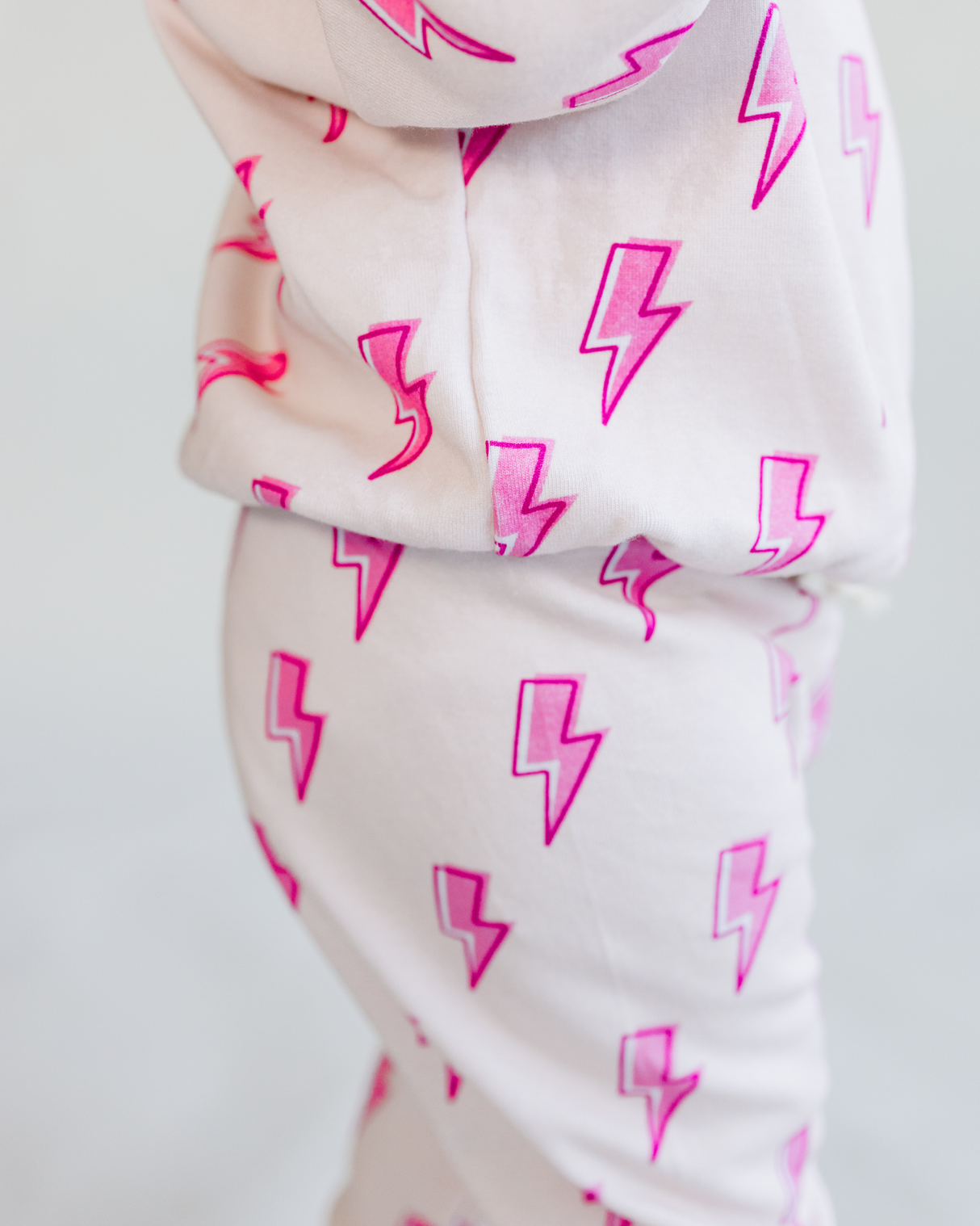 Jogger Set | Pink Bolts - HoneyBug