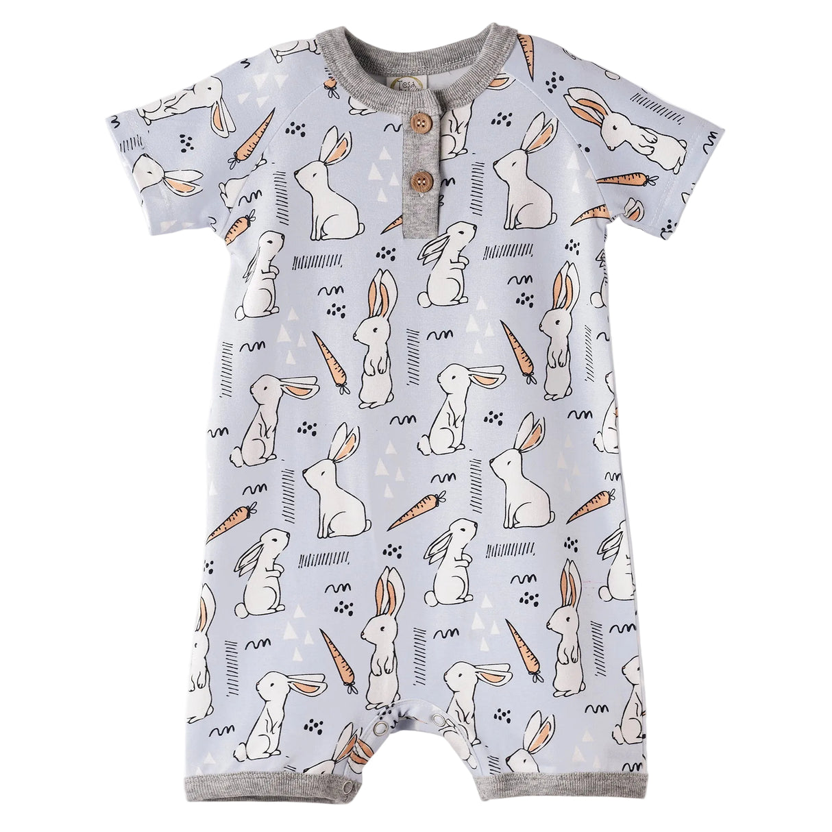 Cottontail Crew Bamboo Easter Shorty Romper for Baby Boys