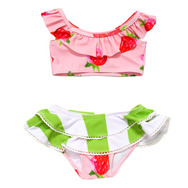 Sengana Fraise Two Piece Swimsuit - HoneyBug