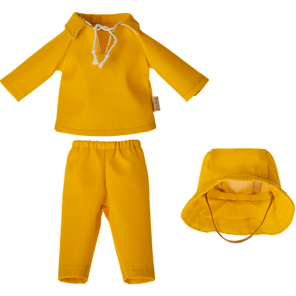 Doll Rainwear & Hat - Teddy Dad - HoneyBug