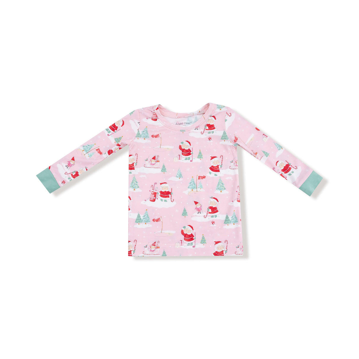 Golfing Mrs. Claus and Elves - Long Sleeve Loungewear Set - HoneyBug