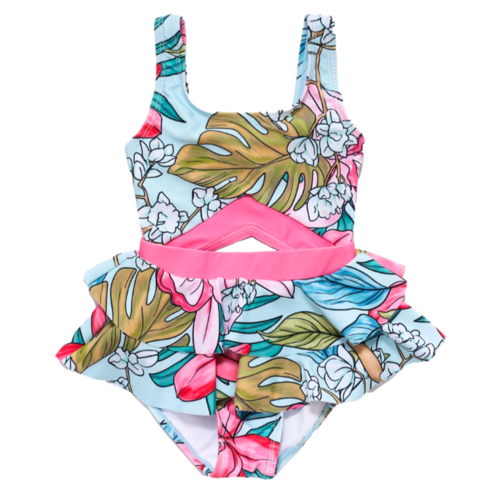 Tropical Moondance One Piece Swimsuit - HoneyBug