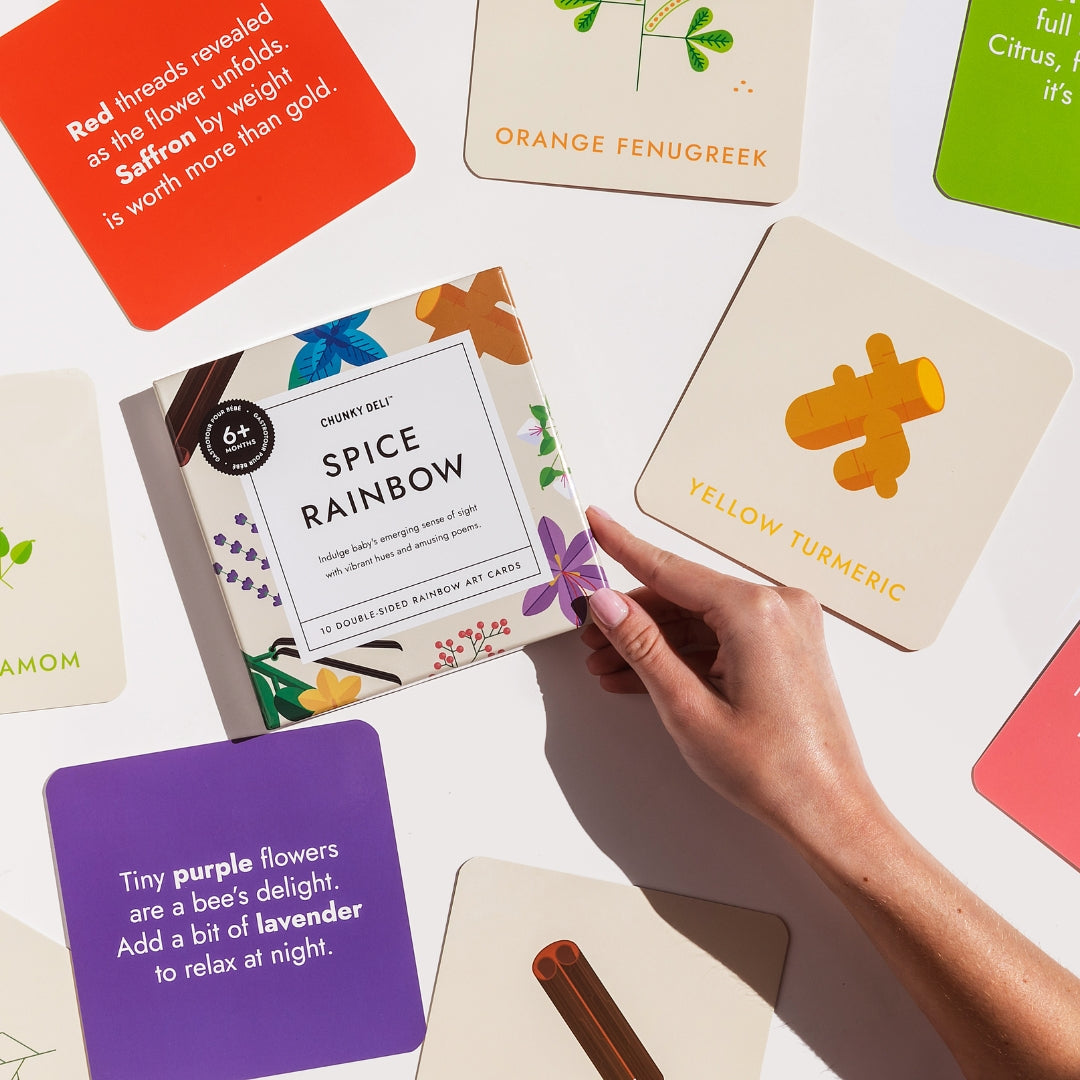 Spice Rainbow Art Cards - HoneyBug