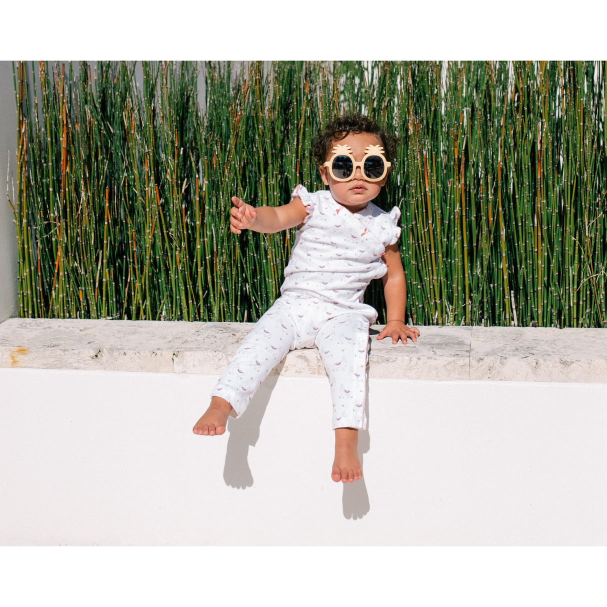 Alex the Alpaca Romper - HoneyBug