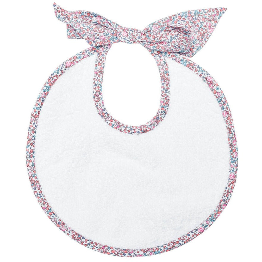 Newborn Bib | Liberty 'Eloise' Pink - HoneyBug