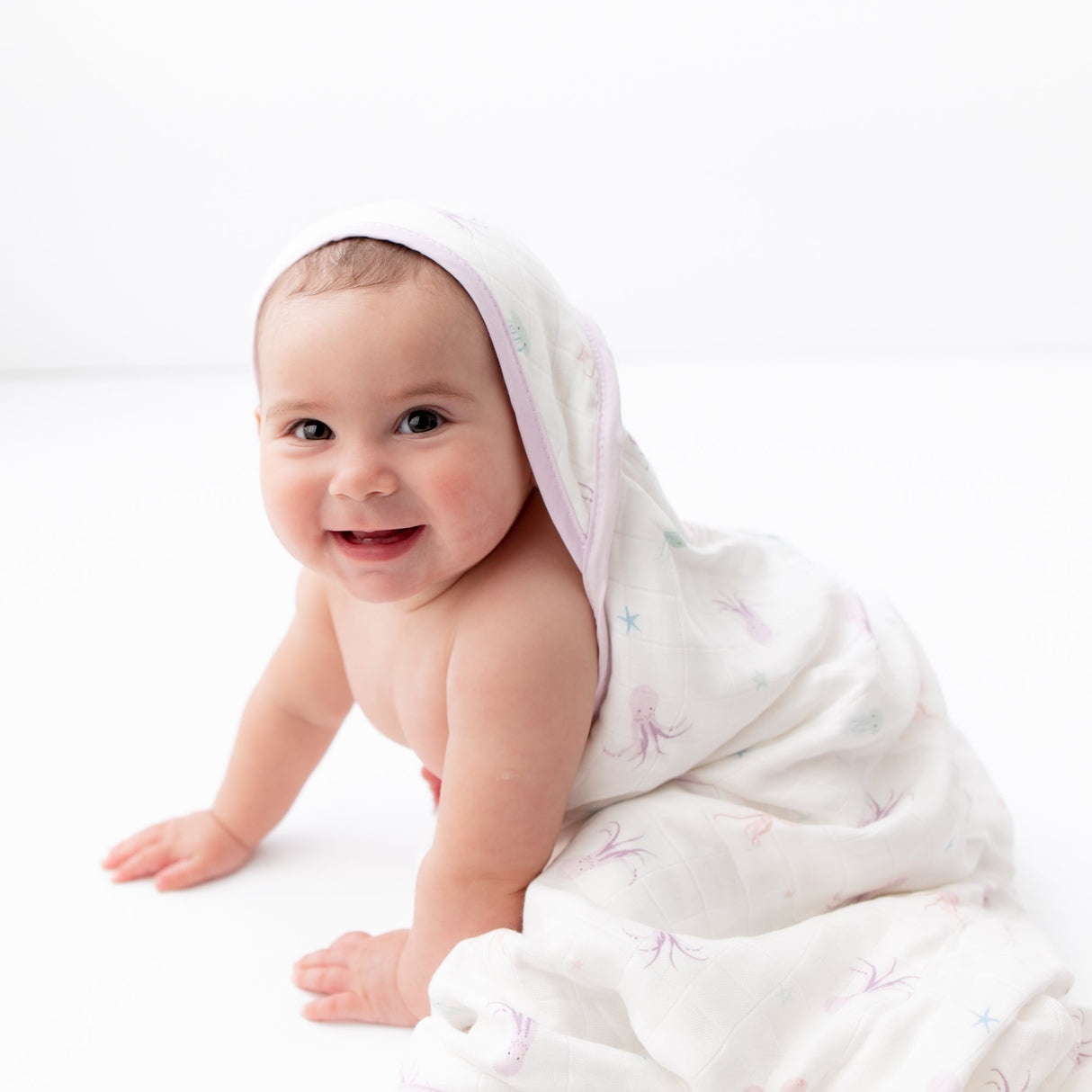 Octopus Hooded Towel Set - HoneyBug