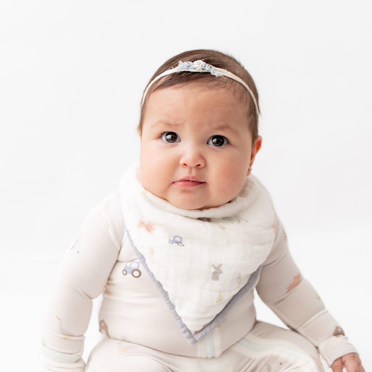 Farm Animals Bib Set - HoneyBug