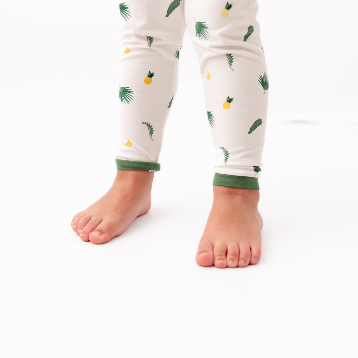 Tropical Palms Pajama Set - HoneyBug