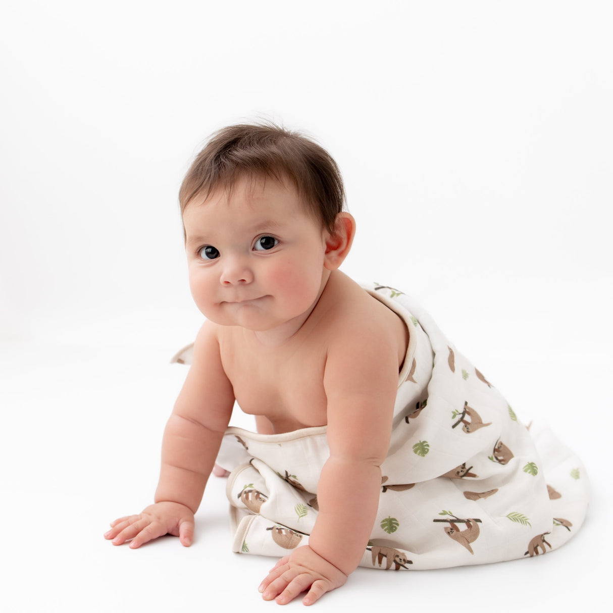 Sloth Hooded Towel Set - HoneyBug