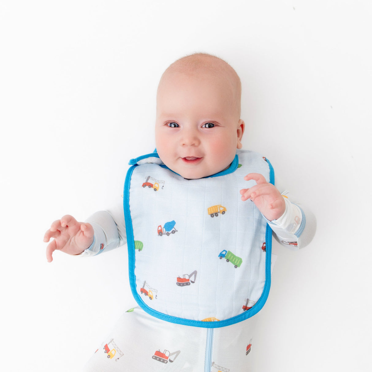 Trucks Bib Set - HoneyBug