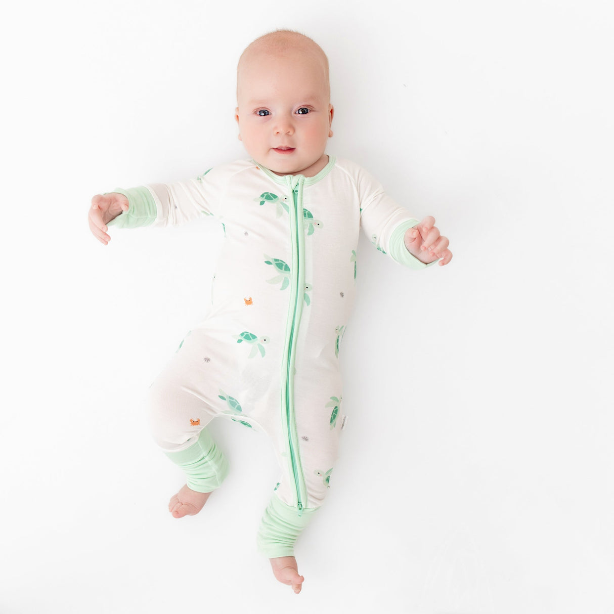 Turtle Romper - HoneyBug