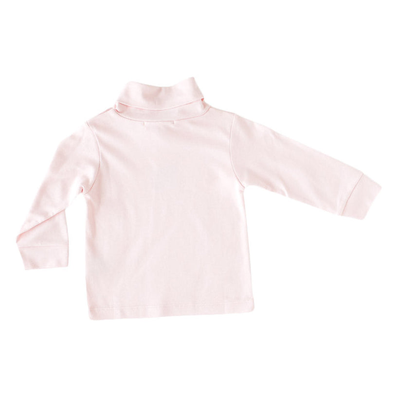 Solid Pink Turtleneck - HoneyBug