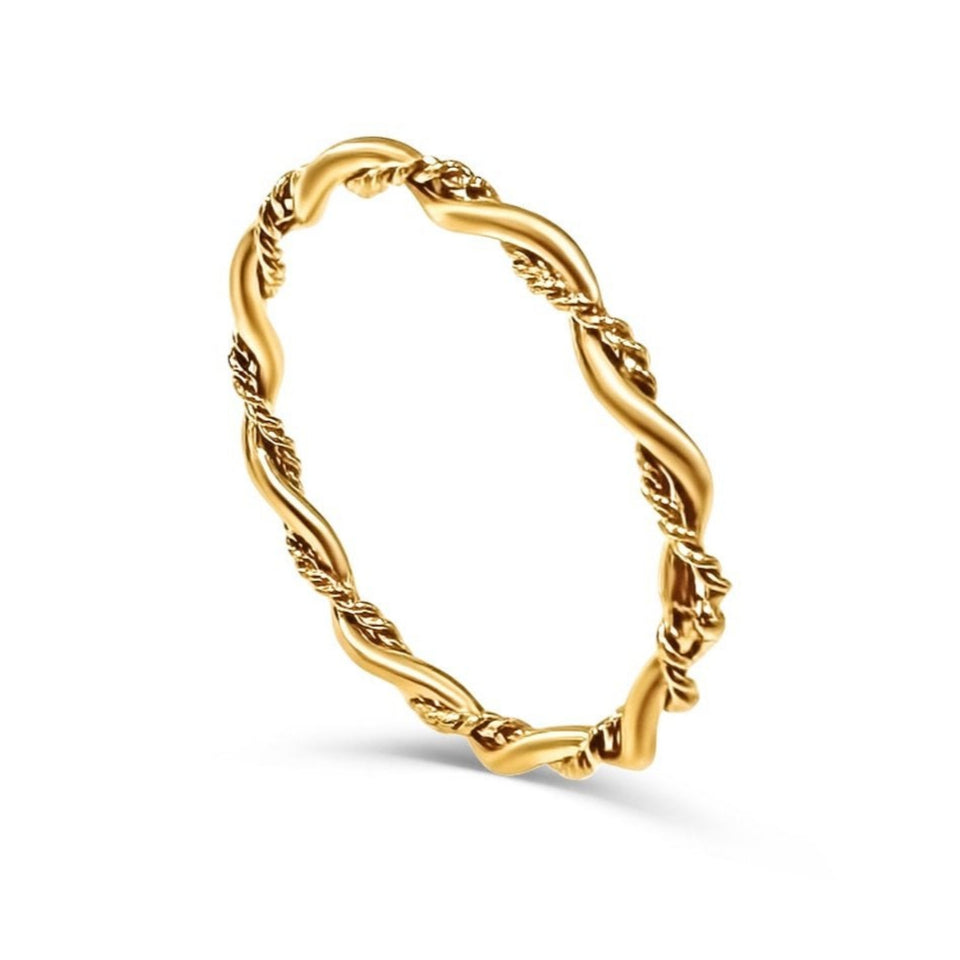 Aubrey Twist Ring - HoneyBug