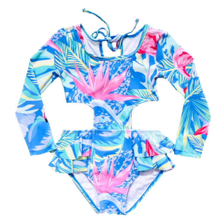 Sapphire Escape One Piece Swimsuit - HoneyBug