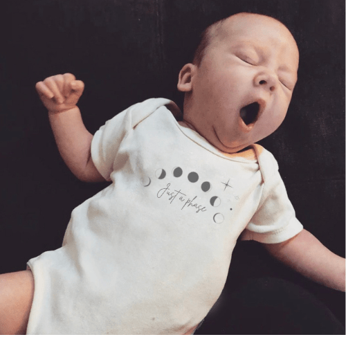 graphic bodysuit | just a phase - HoneyBug