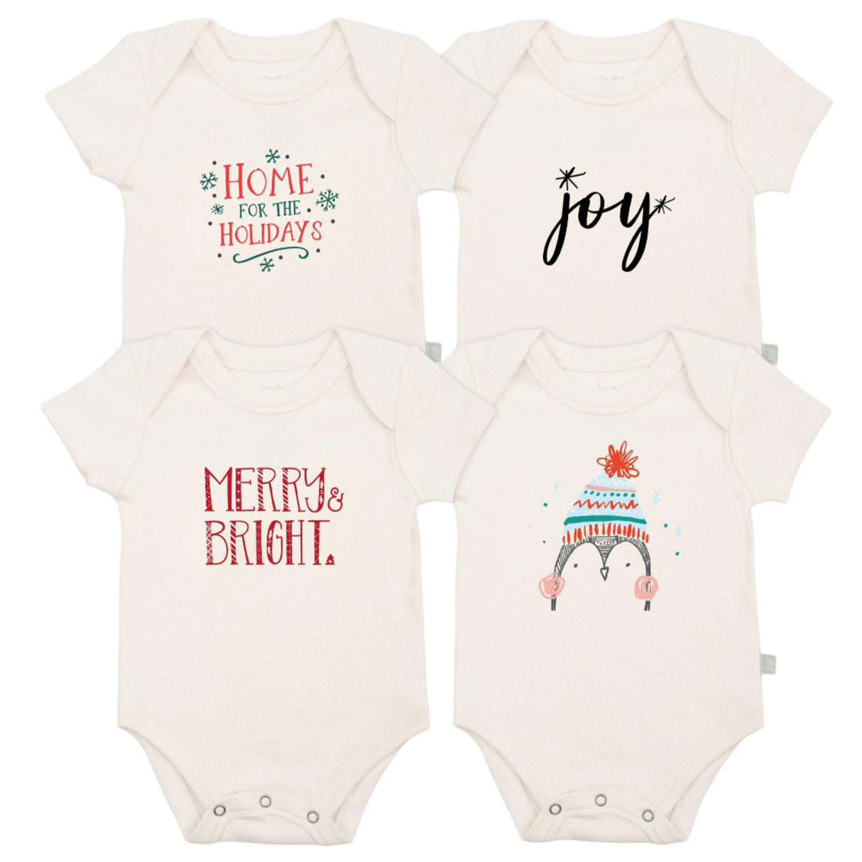 graphic bodysuit set | holiday 4 pack + 1 free - HoneyBug