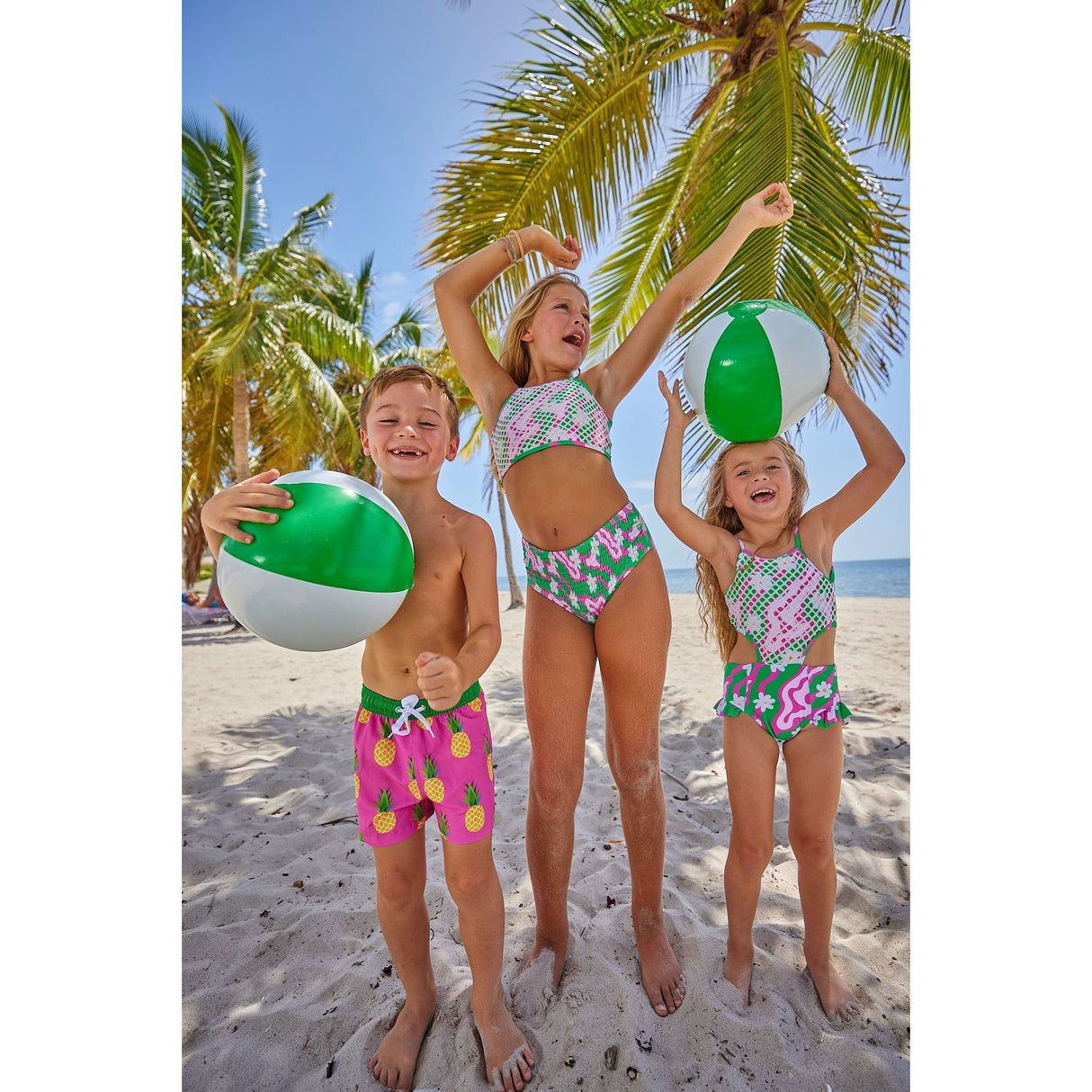 Pemberley Palms Two Piece Swimsuit - HoneyBug