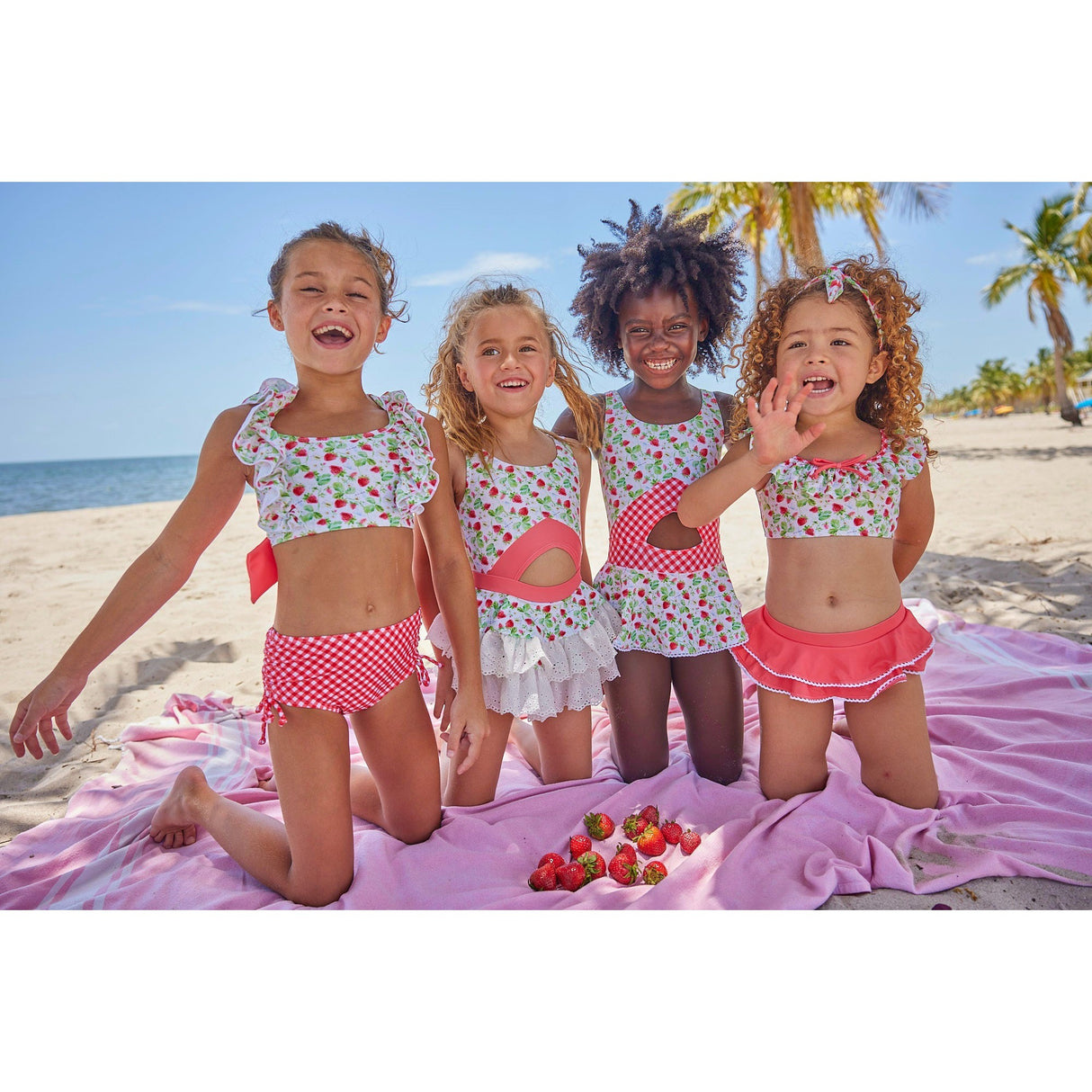 Strawberry Hill Two Piece Swimsuit - HoneyBug