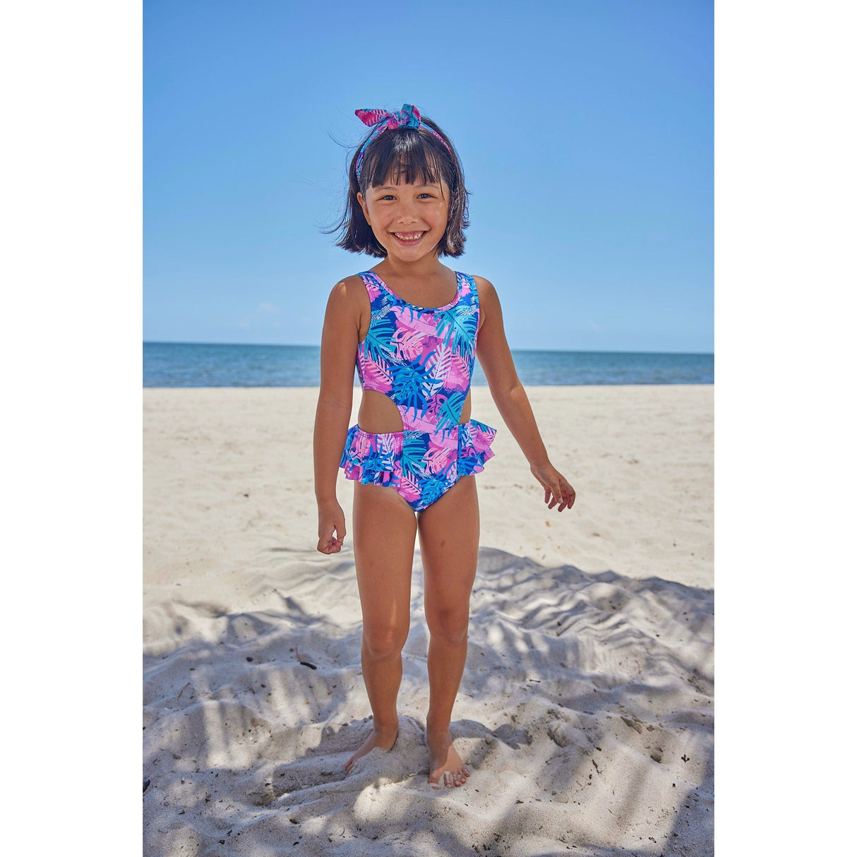 Driftwood Palms One Piece Swimsuit - HoneyBug