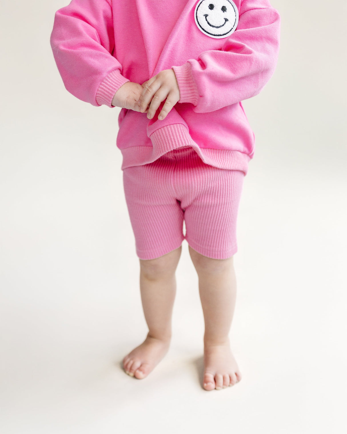 Biker Shorts Set | Pink - HoneyBug
