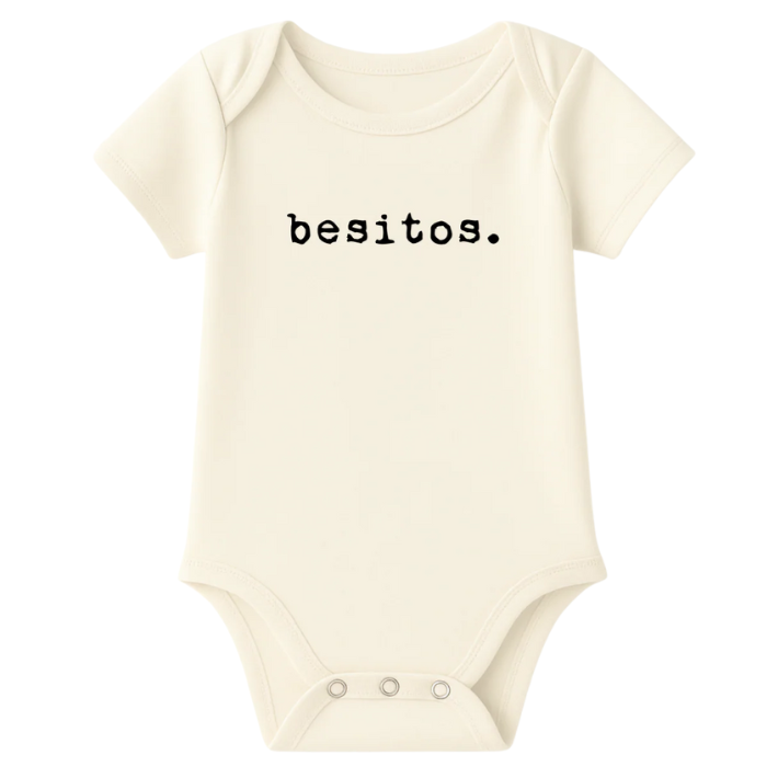 Organic Cotton Bodysuit - Besitos - HoneyBug