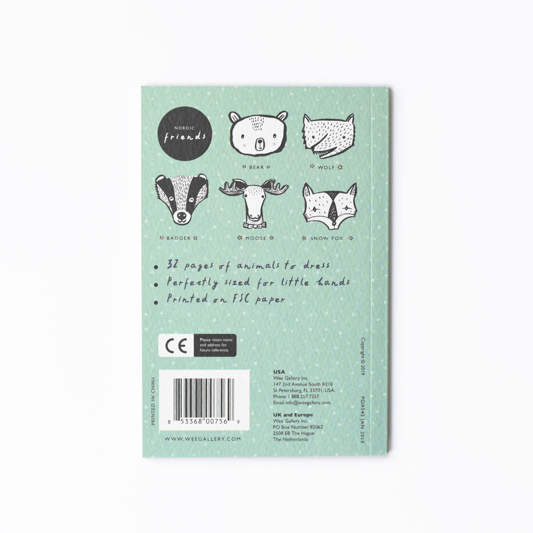 32 Ways to Dress Nordic Animals - Activity Book - HoneyBug