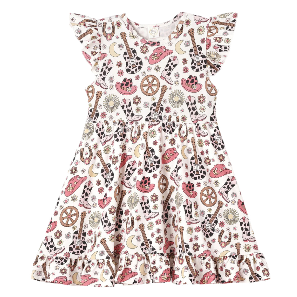 Cowgirl Cutie Bamboo Twirl Dress - HoneyBug