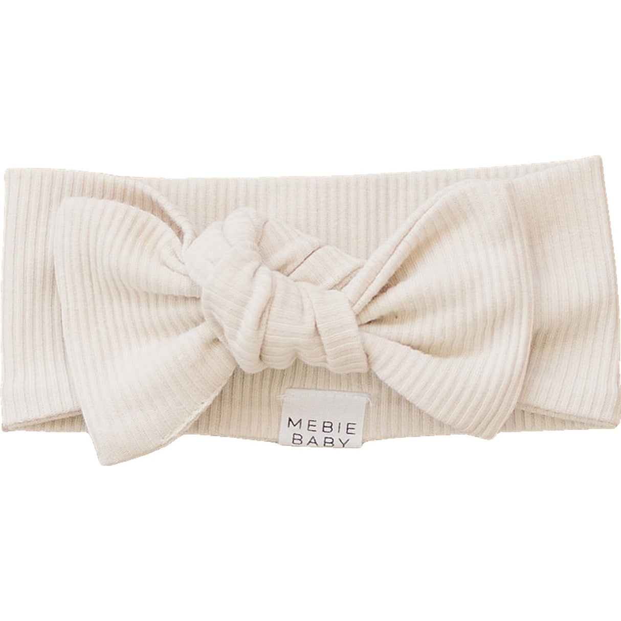 Vanilla Organic Cotton Ribbed Head Wrap - HoneyBug