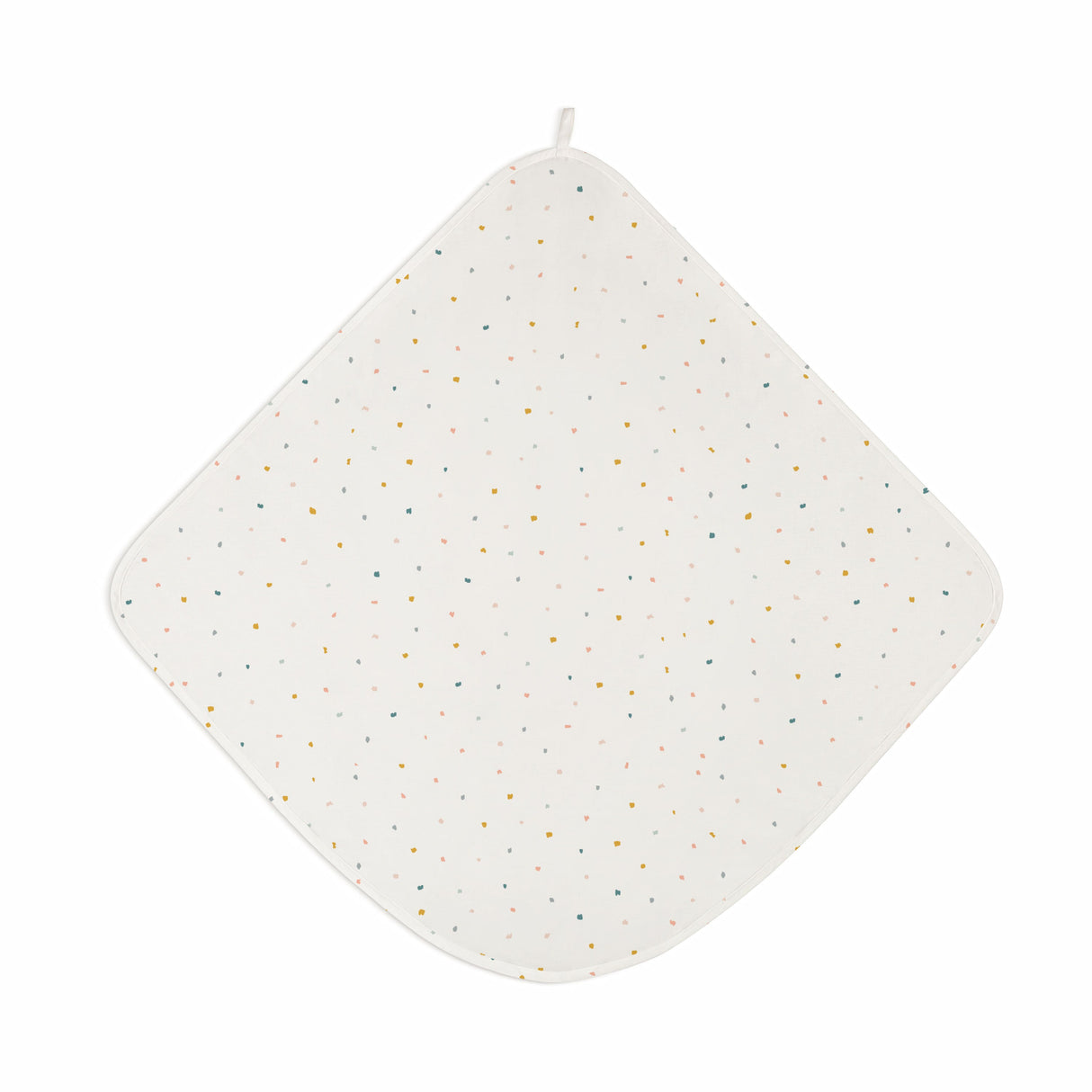 Organic Baby Hooded Towel - Dotty - HoneyBug
